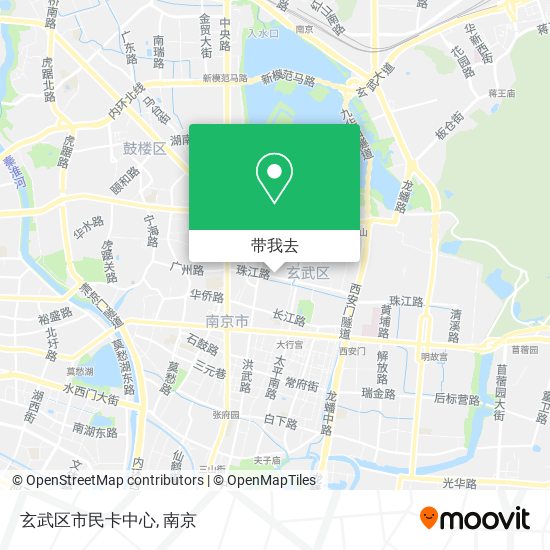 玄武区市民卡中心地图