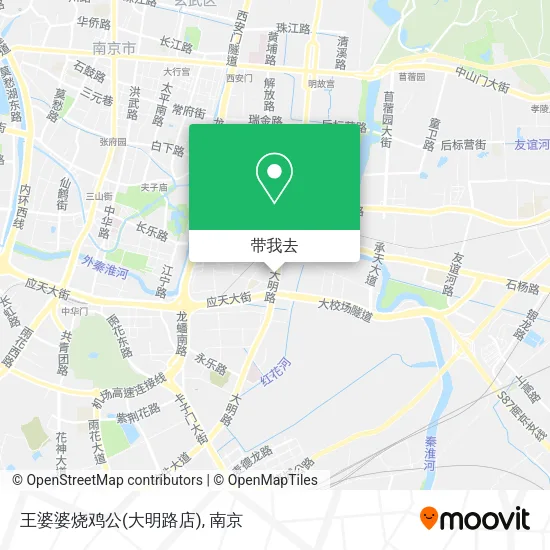 王婆婆烧鸡公(大明路店)地图