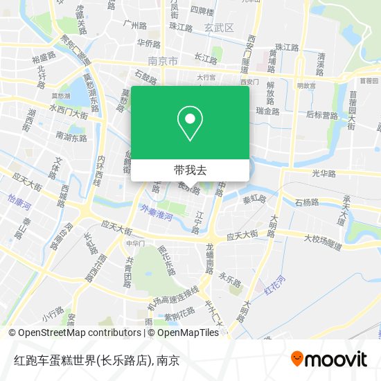 红跑车蛋糕世界(长乐路店)地图