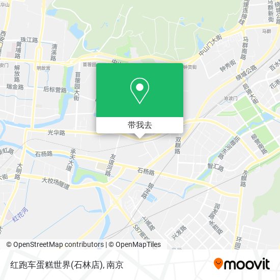 红跑车蛋糕世界(石林店)地图
