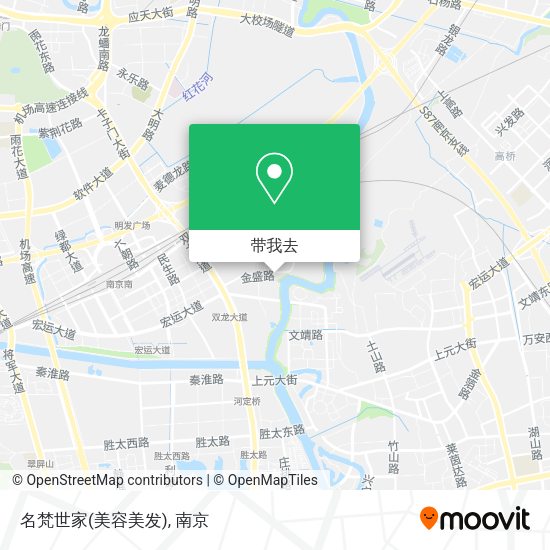 名梵世家(美容美发)地图