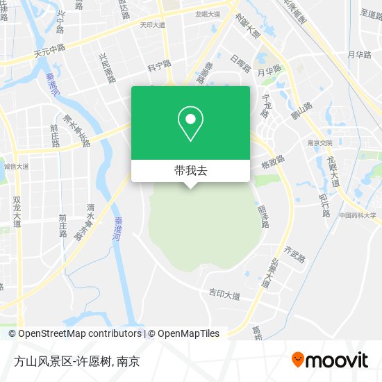 方山风景区-许愿树地图