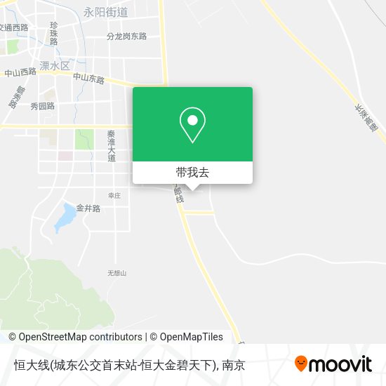 恒大线(城东公交首末站-恒大金碧天下)地图
