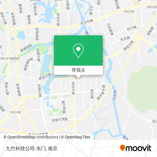 九竹科技公司-东门地图