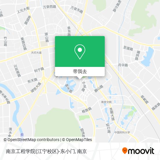 南京工程学院(江宁校区)-东小门地图