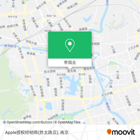 Apple授权经销商(胜太路店)地图