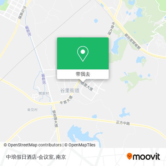 中琅假日酒店-会议室地图
