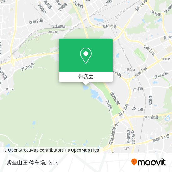 紫金山庄-停车场地图