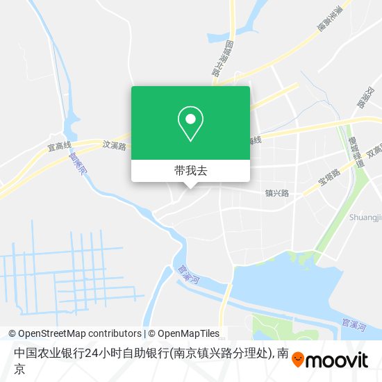 中国农业银行24小时自助银行(南京镇兴路分理处)地图