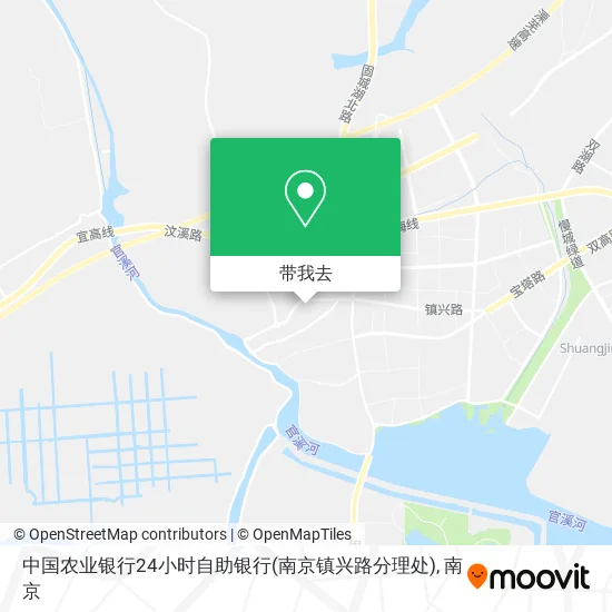 中国农业银行24小时自助银行(南京镇兴路分理处)地图