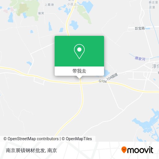 南京展镇钢材批发地图