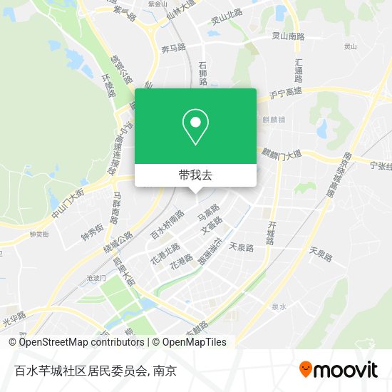 百水芊城社区居民委员会地图