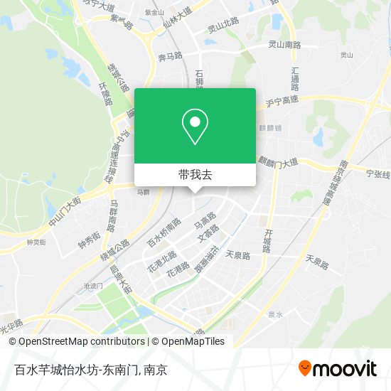百水芊城怡水坊-东南门地图