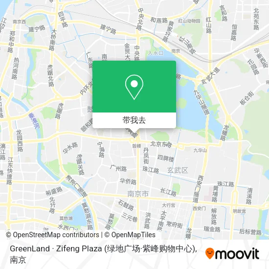 GreenLand · Zifeng Plaza (绿地广场·紫峰购物中心)地图