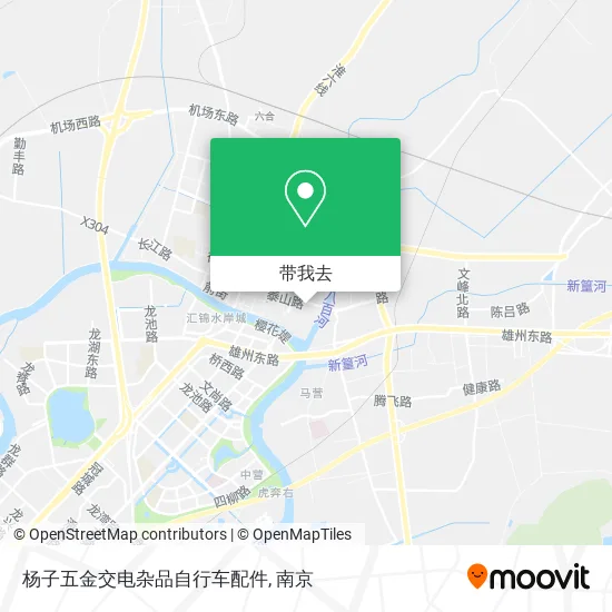 杨子五金交电杂品自行车配件地图