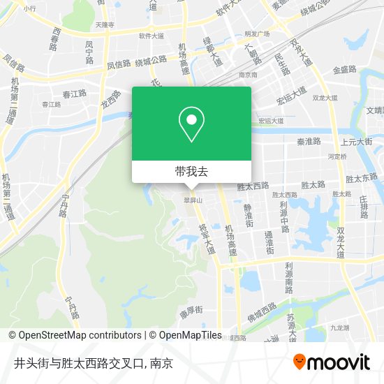 井头街与胜太西路交叉口地图