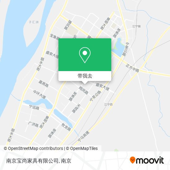 南京宝尚家具有限公司地图