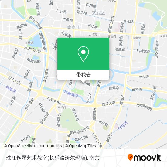 珠江钢琴艺术教室(长乐路沃尔玛店)地图