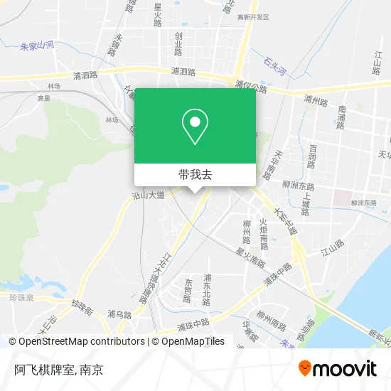 阿飞棋牌室地图