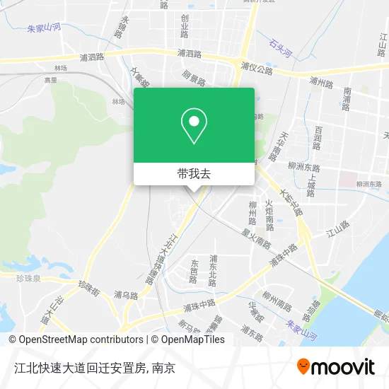 江北快速大道回迁安置房地图