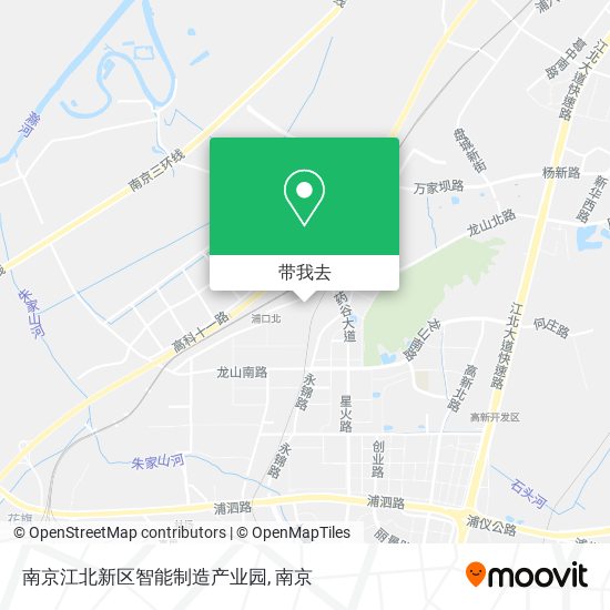 南京江北新区智能制造产业园地图