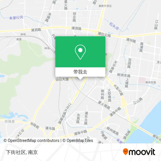 下街社区地图