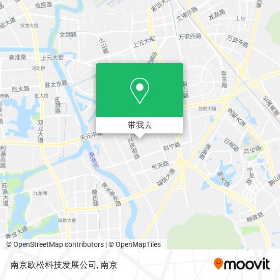 南京欧松科技发展公司地图