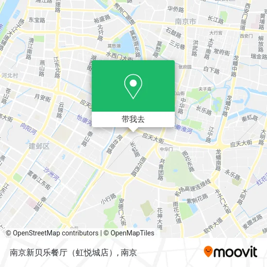 南京新贝乐餐厅（虹悦城店）地图
