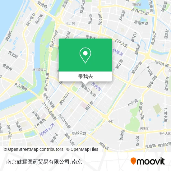 南京健耀医药贸易有限公司地图