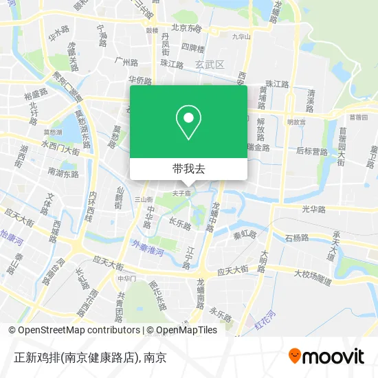 正新鸡排(南京健康路店)地图