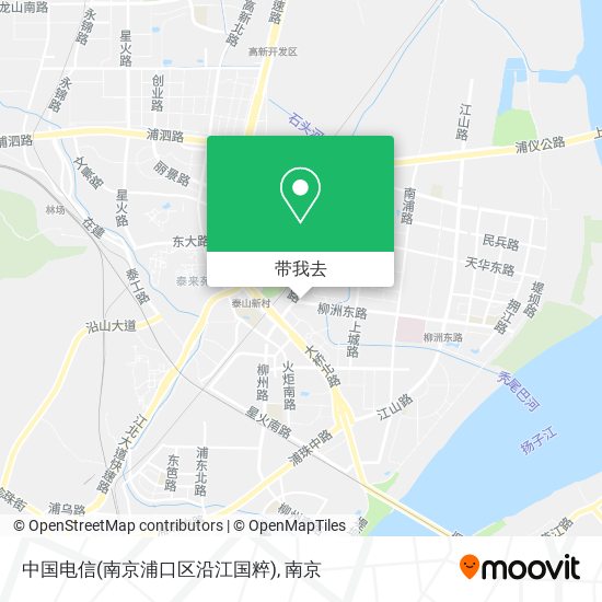 中国电信(南京浦口区沿江国粹)地图
