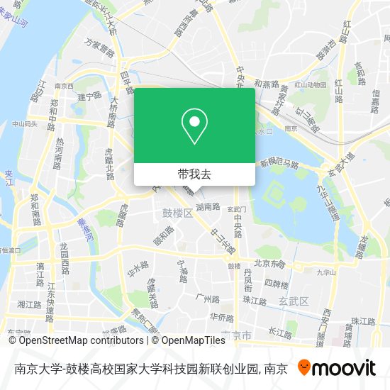 南京大学-鼓楼高校国家大学科技园新联创业园地图