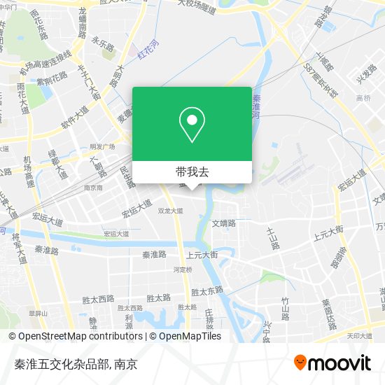 秦淮五交化杂品部地图