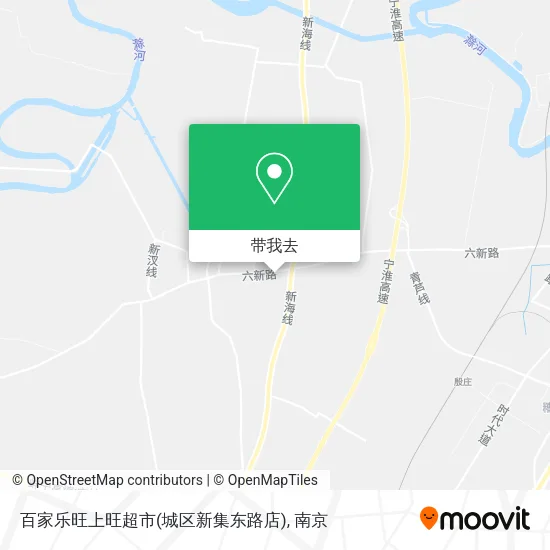 百家乐旺上旺超市(城区新集东路店)地图
