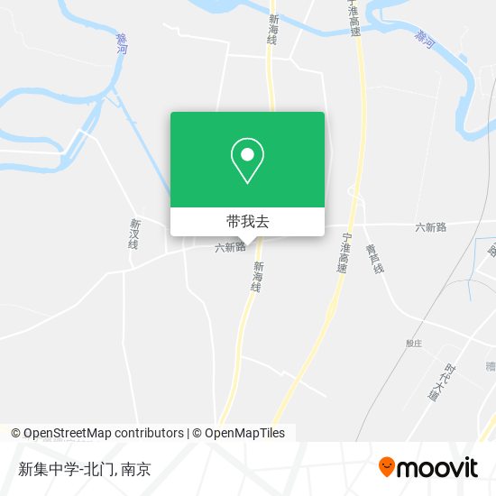新集中学-北门地图