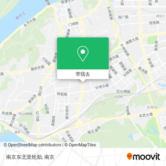 南京东北亚轮胎地图