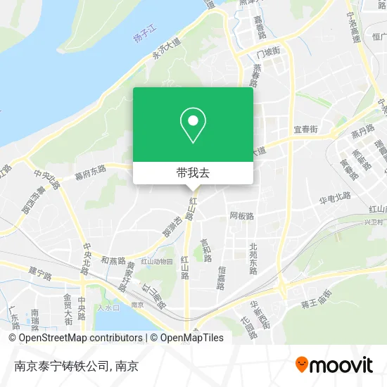 南京泰宁铸铁公司地图