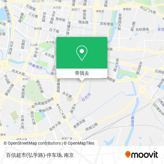 百信超市(弘学路)-停车场地图