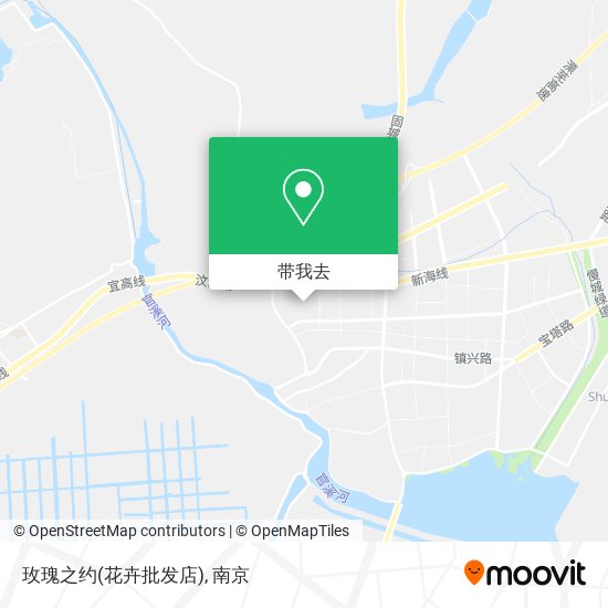 玫瑰之约(花卉批发店)地图