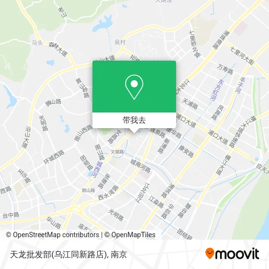 天龙批发部(乌江同新路店)地图