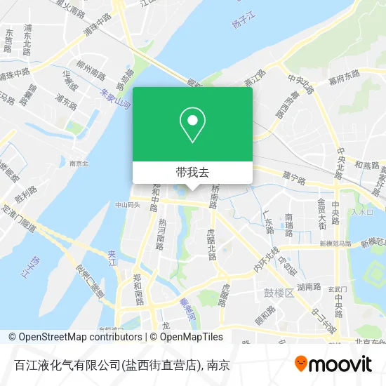 百江液化气有限公司(盐西街直营店)地图