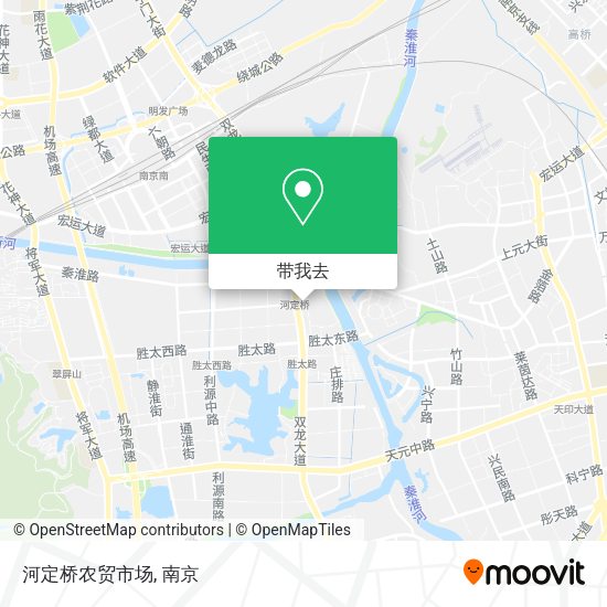 河定桥农贸市场地图