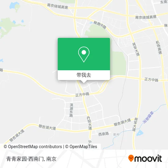 青青家园-西南门地图