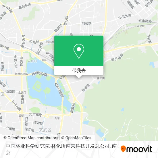 中国林业科学研究院-林化所南京科技开发总公司地图