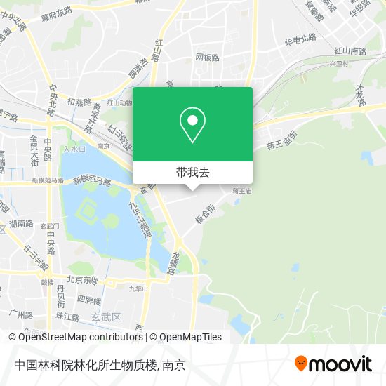 中国林科院林化所生物质楼地图