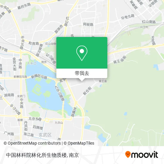 中国林科院林化所生物质楼地图