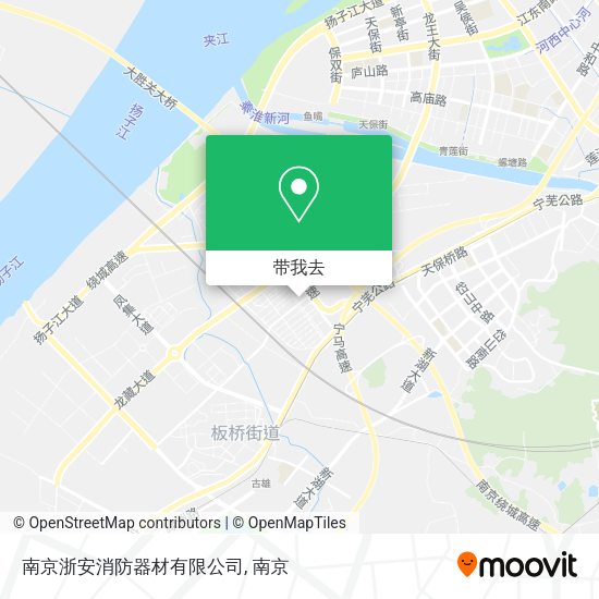 南京浙安消防器材有限公司地图