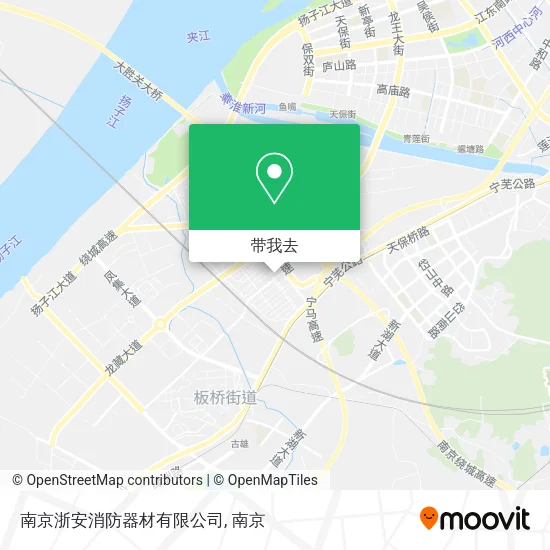 南京浙安消防器材有限公司地图