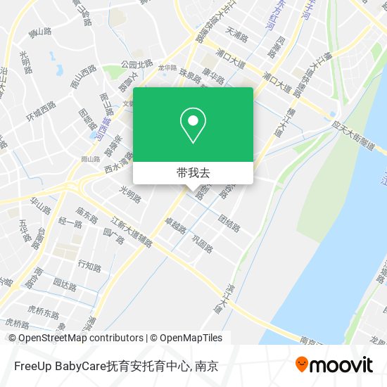 FreeUp BabyCare抚育安托育中心地图