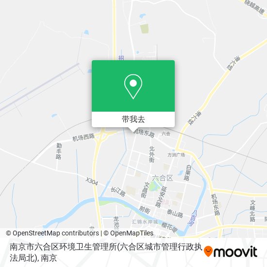 南京市六合区环境卫生管理所(六合区城市管理行政执法局北)地图